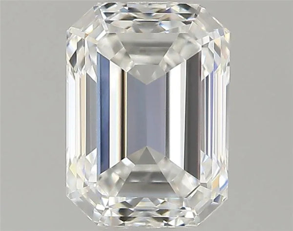 0.61ct Emerald Natural Diamond (Colour F, Clarity IF, Cut EX, GIA Certified)