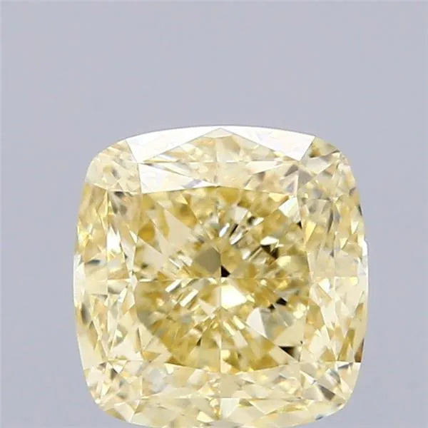 2.31ct Cushion modified Lab Grown Diamond (Colour Fancy Yellow, Clarity VS1, IGI Certified)