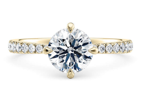 Asteria Compass Diamond Engagement Ring