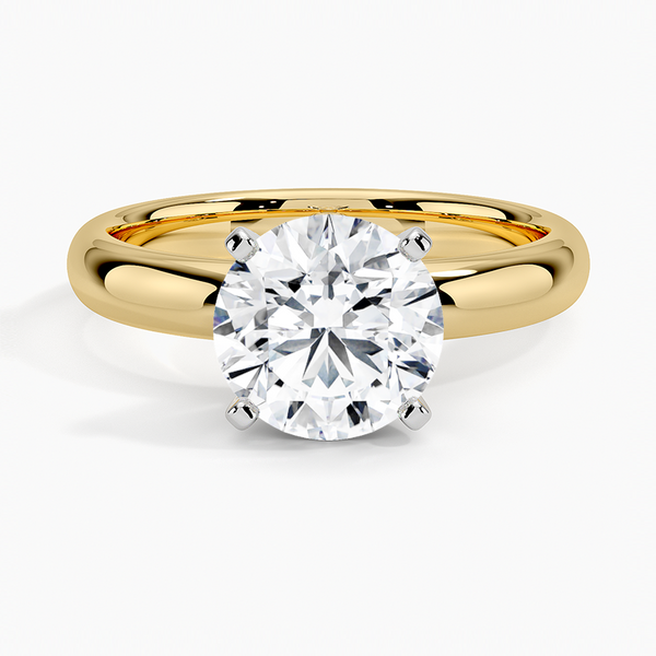 Comfort Fit Engagement Ring