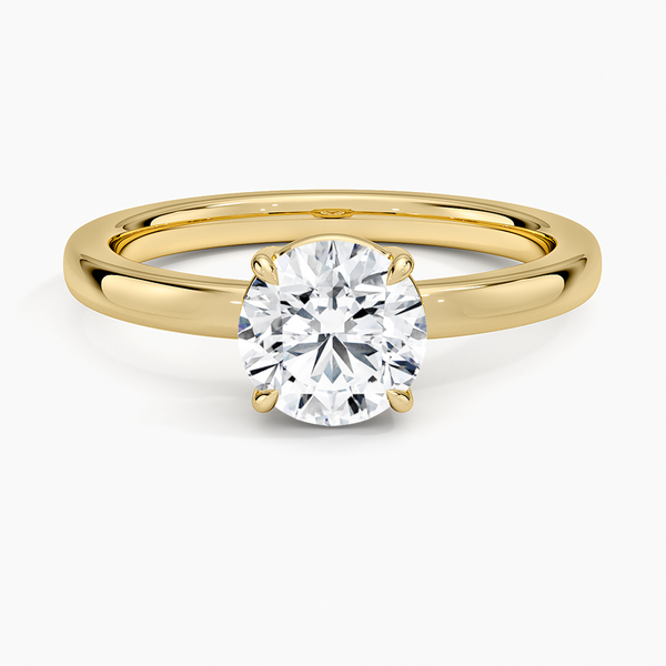 Dara Low-Profile Solitaire Engagement Ring