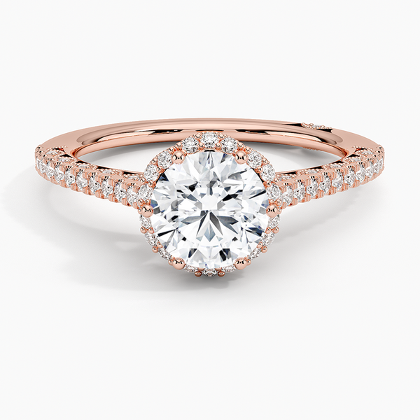 Tacori Petite Crescent Classic Bloom Diamond Engagement Ring