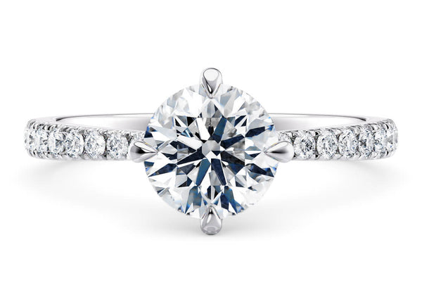 Asteria Compass Diamond Engagement Ring