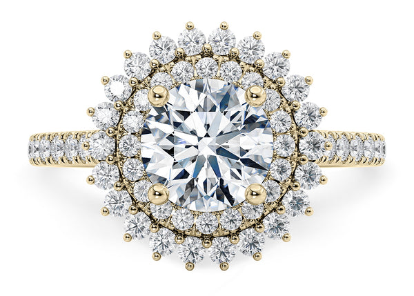 Berkeley Halo Engagement Ring