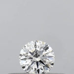 0.14ct Round Natural Diamond (Colour G, Clarity I1, Cut EX, IGI Certified)