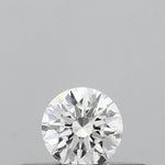 0.16ct Round Natural Diamond (Colour F, Clarity SI1, Cut EX, GIA Certified)
