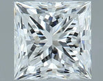 0.30ct Princess Natural Diamond (Colour E, Clarity VVS2, Cut GD, GIA Certified)