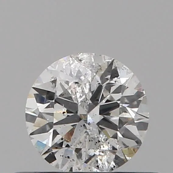 0.37ct Round Natural Diamond (Colour F, Clarity I1, Cut VG, IGI Certified)