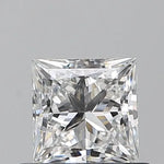 0.61ct Princess Natural Diamond (Colour E, Clarity VVS2, GIA Certified)