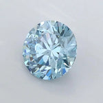 0.66ct Round Lab Grown Diamond (Colour Fancy Vivid Blue, Clarity IF, Cut ID, IGI Certified)