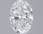 0.91ct Oval Lab Grown Diamond (Colour D, Clarity VS2, IGI Certified)