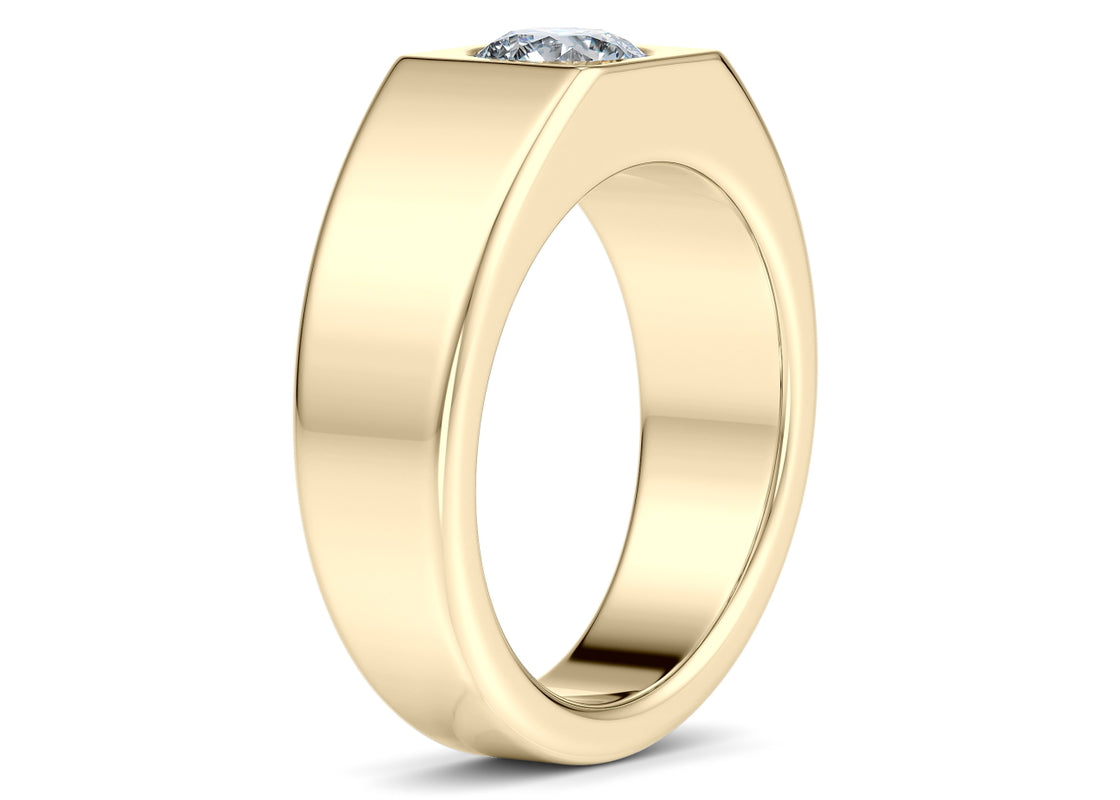 Morgan Yellow Gold 18k Wedding Band