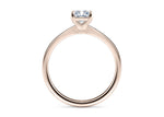 Delicacy Solitaire Rose Gold 18k Radiant Engagement Ring