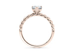 Ascot Solitaire Rose Gold 18k Pear Engagement Ring