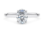 Paloma Solitaire Platinum Oval Engagement Ring