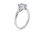 Hanover Solitaire Platinum Emerald Engagement Ring