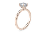 Starlight Solitaire Rose Gold 18k Cushion Engagement Ring