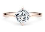 Starlight Compass Solitaire Rose Gold 18k Cushion Engagement Ring