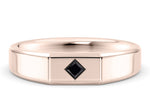 Apollo Noir Rose Gold 18k Wedding Band