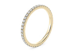 Vogue Lab Grown Yellow Gold 18k Full Set Eternity Ring