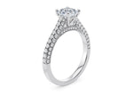Bloomsbury Vintage Platinum Asscher Engagement Ring