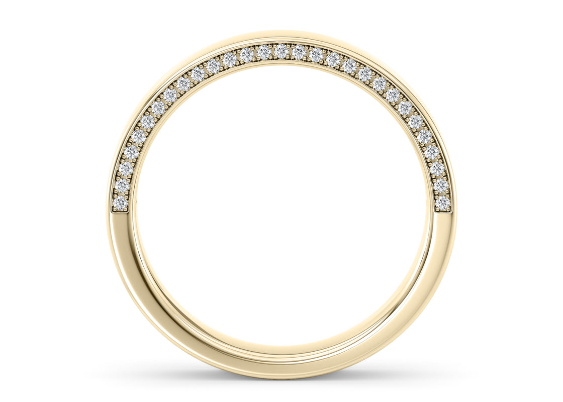 Alexander Yellow Gold 18k Lab Grown Wedding Band