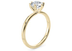 Zeta Solitaire Yellow Gold 18k Round Engagement Ring