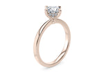 Starlight Compass Solitaire Rose Gold 18k Princess Engagement Ring