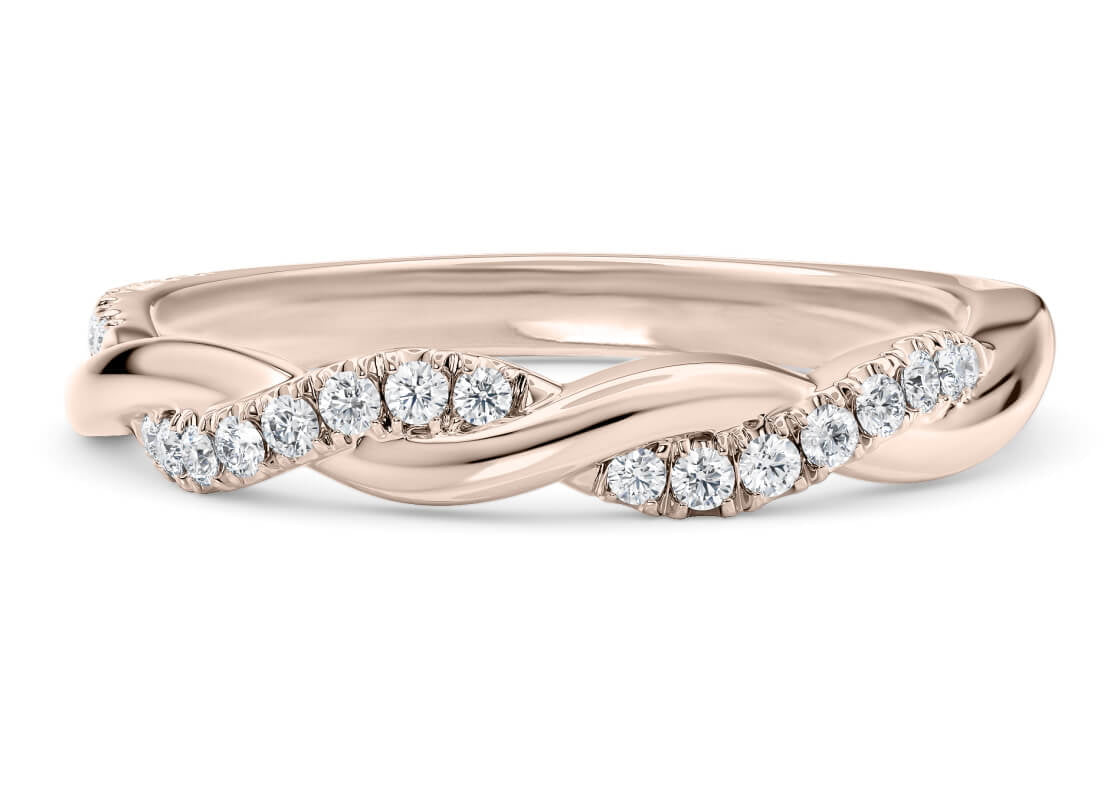 Pirouette Rose Gold 18k Eternity Ring