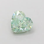 1.03ct Heart Lab Grown Diamond (Colour Fancy Vivid Green, Clarity VS1, IGI Certified)