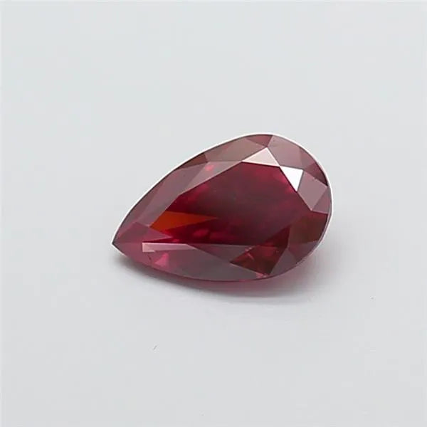 1.04ct Pear Lab Grown Diamond (Colour Fancy Deep Red, Clarity VVS2, IGI Certified)