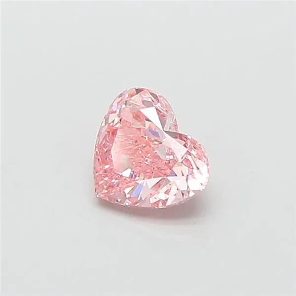 1.22ct Heart Lab Grown Diamond (Colour Fancy Vivid Pink, Clarity VVS1, IGI Certified)