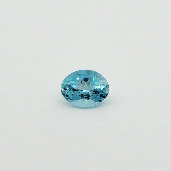 1.45ct Oval Natural Aquamarine (Colour Blue, Clarity Eye Clean, Cut Faceted)