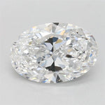 1.50ct Oval Lab Grown Diamond (Colour D, Clarity FL, IGI Certified)
