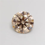 1.78ct Round Lab Grown Diamond (Colour Fancy Light Brown, Clarity VS1, Cut EX, IGI Certified)