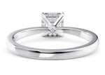 Starlight Solitaire Platinum Asscher Engagement Ring