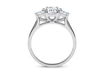 Barcelona Trilogy White Gold 18k Emerald Engagement Ring