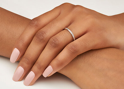 Tsarina White Gold 18k Full Set Eternity Ring