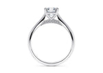 Iris Solitaire Platinum Asscher Engagement Ring