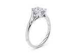 Hanover Solitaire Platinum Oval Engagement Ring