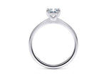 1477 Classic Solitaire Platinum Radiant Engagement Ring