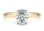 1477 Classic Solitaire Yellow Gold 18k Oval Engagement Ring