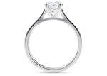 Contour Solitaire White Gold 18k Round Engagement Ring