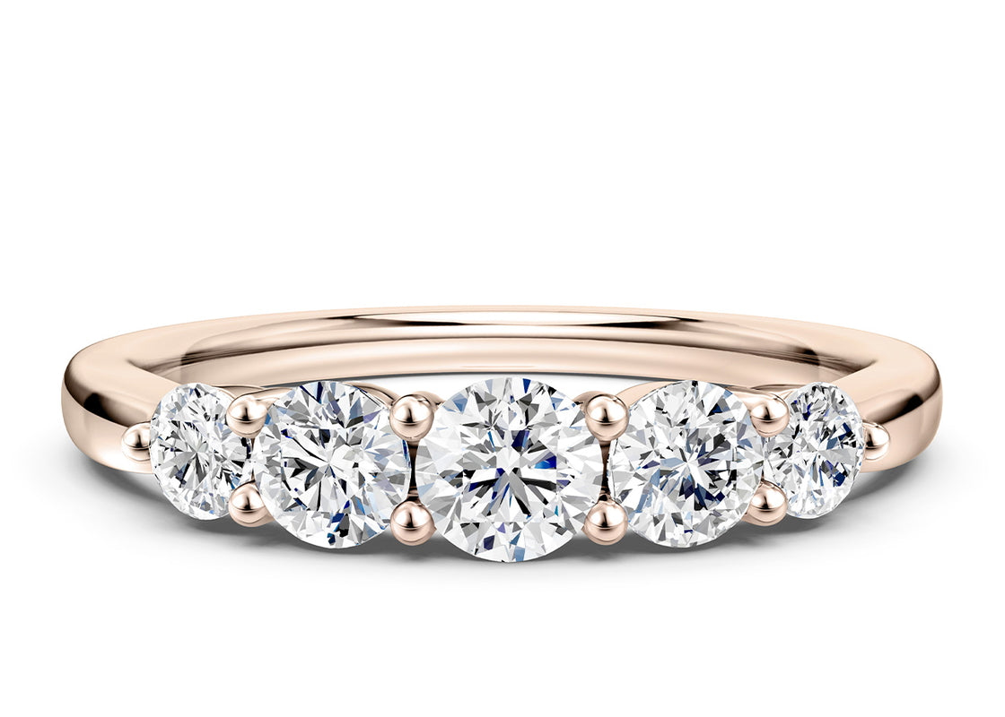 Chérie Rose Gold 18k Eternity Ring