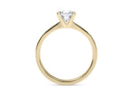 Delicacy Vintage Yellow Gold 18k Asscher Engagement Ring