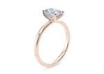 Paloma Solitaire Rose Gold 18k Radiant Engagement Ring