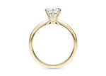 Allure Solitaire Yellow Gold 18k Round Engagement Ring