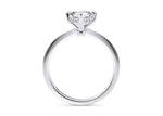 Starlight Compass Solitaire Platinum Asscher Engagement Ring