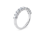 Regent Asscher Half Set White Gold 18k Lab Grown Eternity Ring