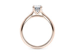 Hope Solitaire Rose Gold 18k Oval Engagement Ring